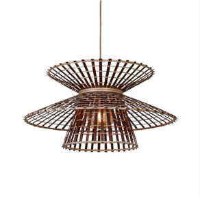 Lámpara Colgante de Bambú Versátil con Diseño de Eficiencia Energética y Materiales Naturales, Apta para Compras al por Mayor - Product Image 1