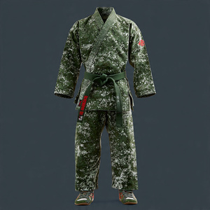 Combinaison de karaté imprimée camouflage OEM, vêtements de boxe pour hommes, vêtements d'entraînement de judo, vêtements d'arts martiaux, combinaisons de karaté par sublimation - Product Image 2