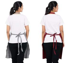 Best Selling Custom Logo Washable Breathable Eco-Friendly Waterproof Cotton Waist Kitchen <b>Apron</b> for <b>Cooking</b> and Baking - Product Image 3