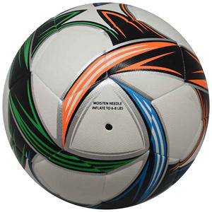 <b>Football</b> Size 5 Machine-Stitched Custom Logo Printed Lightweight Durable 32 Panels PU/PVC Surface Latex Bladder Training Match - Product Image 3