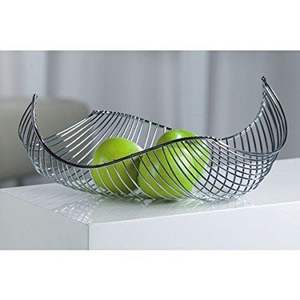 Panier à fruits en acier inoxydable de qualité supérieure, pièce maîtresse en métal, panier à fruits pour la décoration, fabriqué en Inde, créatif - Product Image 5