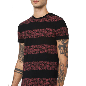 T-shirt personnalisé pour hommes, poids lourd 100% coton vieilli, épaules tombantes, surdimensionné, délavé à l'acide avec motif solide - Product Image 4