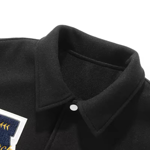 Venta al por mayor Varsity Letterman chaqueta para los hombres Lettermen chaqueta de calidad superior Varsity Letterman College chaqueta de béisbol para los hombres - Product Image 6