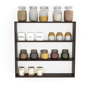 Estante de almacenamiento de cocina multiusos de madera diseñada BLUEWUD Jasden para organización de cocina modular/moderna muebles para el hogar - Product Image 3