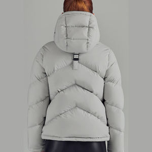 Winter Clothes <b>Zip</b> <b>up</b> Cropped Down Coat Bubble <b>Jacket</b> <b>Women</b> Insulated Warm <b>Women</b> Puffer <b>Jacket</b> - Product Image 3