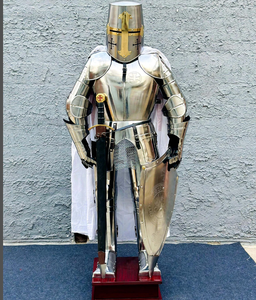 Costume d'armure de chevaliers croisés Costume d'armure avec base Costume d'armure d'article de cadeau d'Halloween | Knights Crusader - Product Image 1