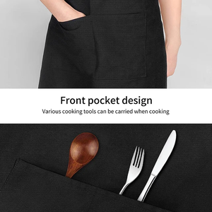 <b>Aprons</b> Heavy Duty Coffee Shop Chef Restaurant <b>Work</b> Tool Bib Leather Garden Bbq Uniform Denim Cotton Barber Canvas <b>Aprons</b> - Product Image 5
