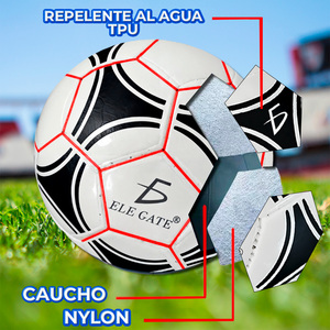 Pallone da Calcio Professionale Misura 5, Cucito a Macchina, Termosaldato, Dimensioni e Peso Ufficiali, in Pelle PU con Logo Stampato per un Gioco Ottimale - Product Image 3