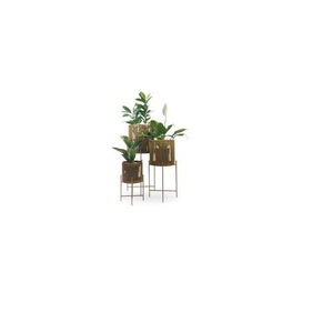 Maceta de metal de alta calidad para plantas con soporte para uso en interiores y exteriores para macetas de jardín - Product Image 3