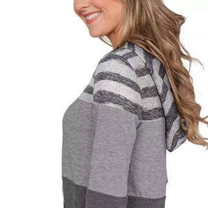 Top tendance hiver pull à capuche pour femmes nouveau Design 100% coton polaire haute qualité manches longues vêtements de sport - Product Image 3