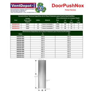 Piastre di Protezione per Porte MXDSN-004 14x4in in Acciaio Inox C.22 - Product Image 4