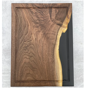 Vente en gros de plateau de service en résine époxy chêne bois bleu unique de haute qualité Cadeau de pendaison de crémaillère surf océan mer Fabriqué au Vietnam - Product Image 3