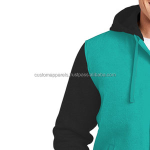 Custom Embroidery Wool Varsity <b>Jacket</b> with Stand Collar and Front Logo Windproof Breathable <b>Summer</b> Streetwear - Product Image 3