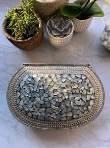 Elegant Luxury Metallic Clutch For Women Created To Enhance Purse With Chain Strap Luxury Fashion Accessory - Product Image 3