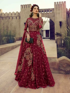 ---New---Stylish---Trendy---Floor--Length-<b>Dress</b> <b>for</b> Party-wear-<b>dress</b> with Beautiful--applique Work <b>for</b> Party/ Wedding =2021 - Product Image 3