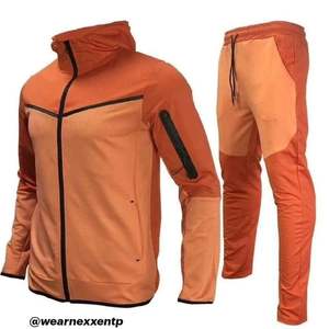 Estilo elegante transpirable de moda 100% algodón de alta calidad pantalones de chándal ropa deportiva chándal personalizado vintage hombres chándales - Product Image 1