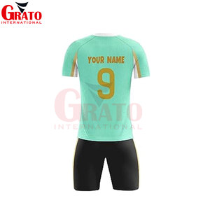Customizable Breathable 100% Polyester Mesh Soccer Jersey Top Collar Personalized Uniform Sets New Season Football High Quality - Product Image 3