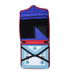 High Quality Past High Priest Chapter Apron Case - <b>Red</b> Leather MM, WM, Provincial Low MOQ OEM Service - Product Image 3