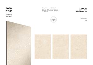 Carreaux de porcelaine décoratifs 1200x1800 sculptés Carreaux de sol muraux grand format GVT Premium Stylish Durable Modern Export Collection - Product Image 3