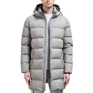 Veste longue matelassée pour homme conçue pour les climats extrêmement froids avec une protection étendue et un rembourrage épais - Product Image 2