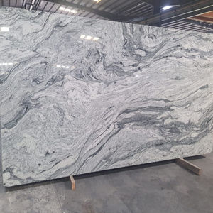 Viscon White Diseño moderno Azulejo de granito de calidad superior Superficie flameada Losa de piso Piedra blanca - Product Image 1