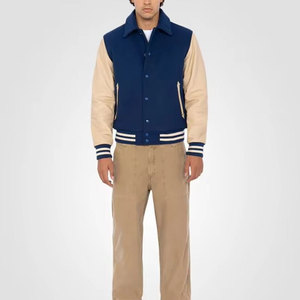 Veste Letterman tendance pour tous les jours, veste chaude en tissu doux, confortable pour l'hiver - Product Image 1