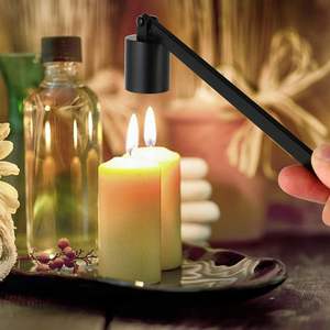 Éteignoir de bougie de qualité supérieure en gros métal laiton acier inoxydable or noir or Rose ensemble accessoires mèche coupe-bougie - Product Image 4