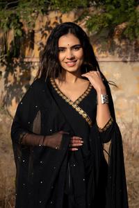 FULPARI Premium verde azulado negro Aanrkali vestido Floral Kurti para mujer totalmente cosido anarkali fiesta desgaste vestido anarkali Kurti vestido - Product Image 2