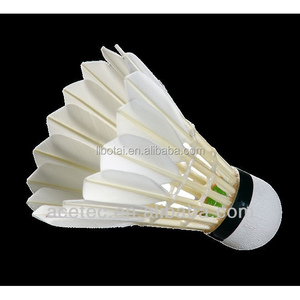Volant de badminton Rex Feather 5,0g en plumes, haut de gamme, haute vitesse, pour entraînement, personnalisable OEM - Product Image 1