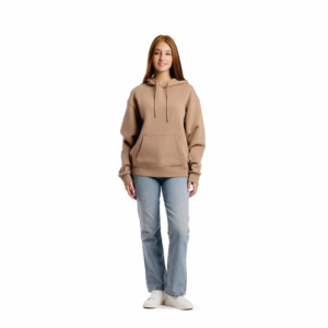 Sudadera con Capucha Térmica de Invierno para Mujer, de Poliéster/Algodón de Alta Calidad, Estilo Oversize, Forrada y Ecológica, Marca CROWNFY INDUSTRY - Product Image 4