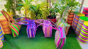 ถุงผ้าไนลอนรีไซเคิลสำหรับตลาดอินเดียถุงช้อปปิ้งทำจากพลาสติกโพลีโพรพิลีนอย่างยั่งยืนถุงซักผ้าผลิตในอินเดีย - Product Image 5