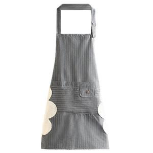 Meilleures ventes Tablier de cuisine avec logo personnalisé Tissu polyester lin ignifuge en gros pour salon d'accueil Tablier pour enfants ODM OEM - Product Image 3