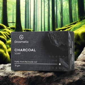 สบู่ล้างมือถ่านกัมมันต์ออร์แกนิกธรรมชาติสบู่ก้อนสบู่ทำความสะอาดลึกกำจัดสิวหัวดำทำให้ผิวขาว - Product Image 4