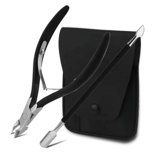 Cortaúñas de Acero Inoxidable con Hoja Curva y Abertura Ancha para Manicura Profesional, Pedicura, Uñas Gruesas y Cuidado del Bebé - Product Image 1