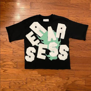 เสื้อยืดวินเทจแบบใส่สบายสองชั้นเสื้อยืดถักแบบเย็บปักผ้าคอตตอน - Product Image 6