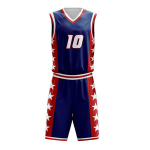 高品质可逆篮球衫廉价篮球服定制运动服 - Product Image 1