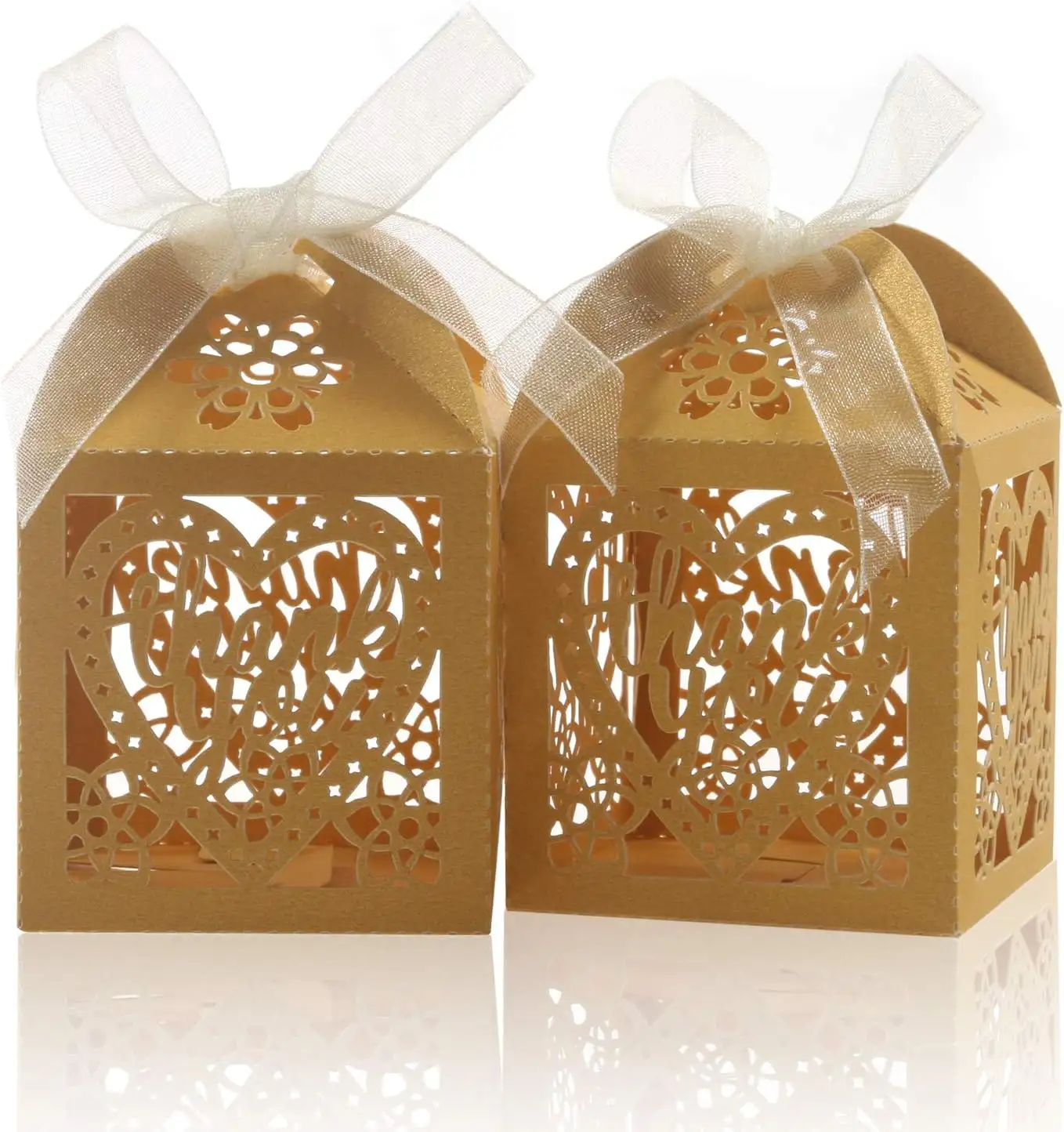 Marrone in stile classico piccolo taglio Laser bomboniera cubo scatola di cartone per eventi per feste Souvenir all'ingrosso personalizzabile