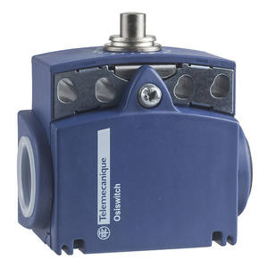 Interruttore limite XCKT2110N12 Standard di Telemecanique XC con stantuffo in metallo 1NC + 1NO Snap 1/2NPT - Product Image 1