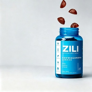 Gummies véganes sans gluten à marque privée avec Ashwagandha, ACV, Matcha, Cognizin, Vitamines <span class=keywords><strong>B12</strong></span> et D2 pour le soutien intestinal, cérébral et anti-stress - Product Image 2