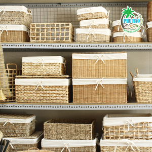 Top Products Eco-Friendly Elegance: Durable <b>Water</b> <b>Hyacinth</b> <b>Baskets</b> for All Usesd Export From Vietnam - Product Image 4