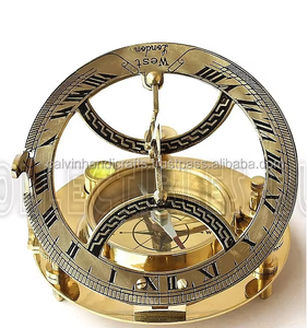 Boussole en laiton nautique vintage à collectionner 4 "Marine par Calvin Handicraft - Product Image 6