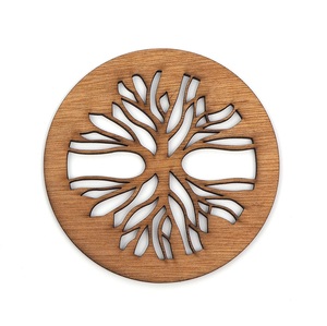 Posavasos de MDF del fabricante, tamaño personalizado, estilo antiguo de calidad caliente, para cerveza, vino, hogar, mesa de cocina, venta de fábrica al por mayor - Product Image 4