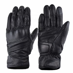 Recién llegado Guantes de motociclista con logotipo personalizado | Guantes de cuero para carreras de motos - Product Image 1