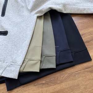 Sudadera con Cierre de Cremallera y Logotipo Personalizado de Moda 2025, Tejido de Punto con Capa de Aire, 100% Algodón, Secado Rápido, Transpirable, Sudadera Casual para Hombre con Cierre de Cremallera de un Cuarto, Felpa de Alta Calidad - Product Image 2