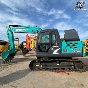 Excavadora Kobelco SK140 Usada, 14 Toneladas, Cucharón de 0.57m³, Marca Japonesa Original, Excavadora de Orugas Mediana para Construcción, Pocas Horas, Certificación CE - Product Image 2