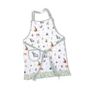 Tablier sans manches 100 % coton biologique avec couleur et logo personnalisés, marque SKVT, pour femmes, pour le nettoyage et la cuisine - Product Image 1