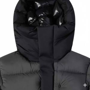 High Quality Customized <b>White</b> Duck Down <b>Jacket</b> for <b>Men</b> New Design Outdoor Stand Collar Zipper Closure Canvas Fabric for Winter - Product Image 4