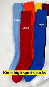 Calcetines de Fútbol Personalizados de Alta Calidad al por Mayor, Calcetines Deportivos para Hombre por Encima de la Rodilla, Calcetines Largos para Béisbol, Hockey, Rugby, Fútbol - Product Image 6