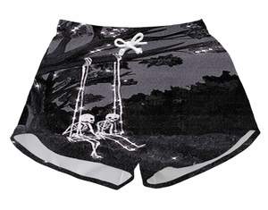 Nouveaux shorts décontractés à carreaux d'été personnalisés pour femmes, shorts pour femmes/shorts pour femmes, imprimé floral, confort, cordon de serrage - Product Image 6