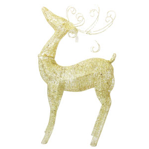 Sculpture en métal en fer forgé de lapin debout, artisanat métallique moderne, écologique, fait à la main, finition noire pour la maison, Noël - Product Image 4